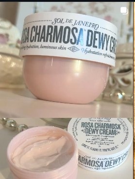 Rosa Charmosa Dewy Cream